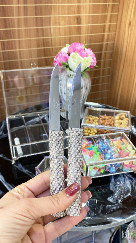 کارد و چنگال نگین دار